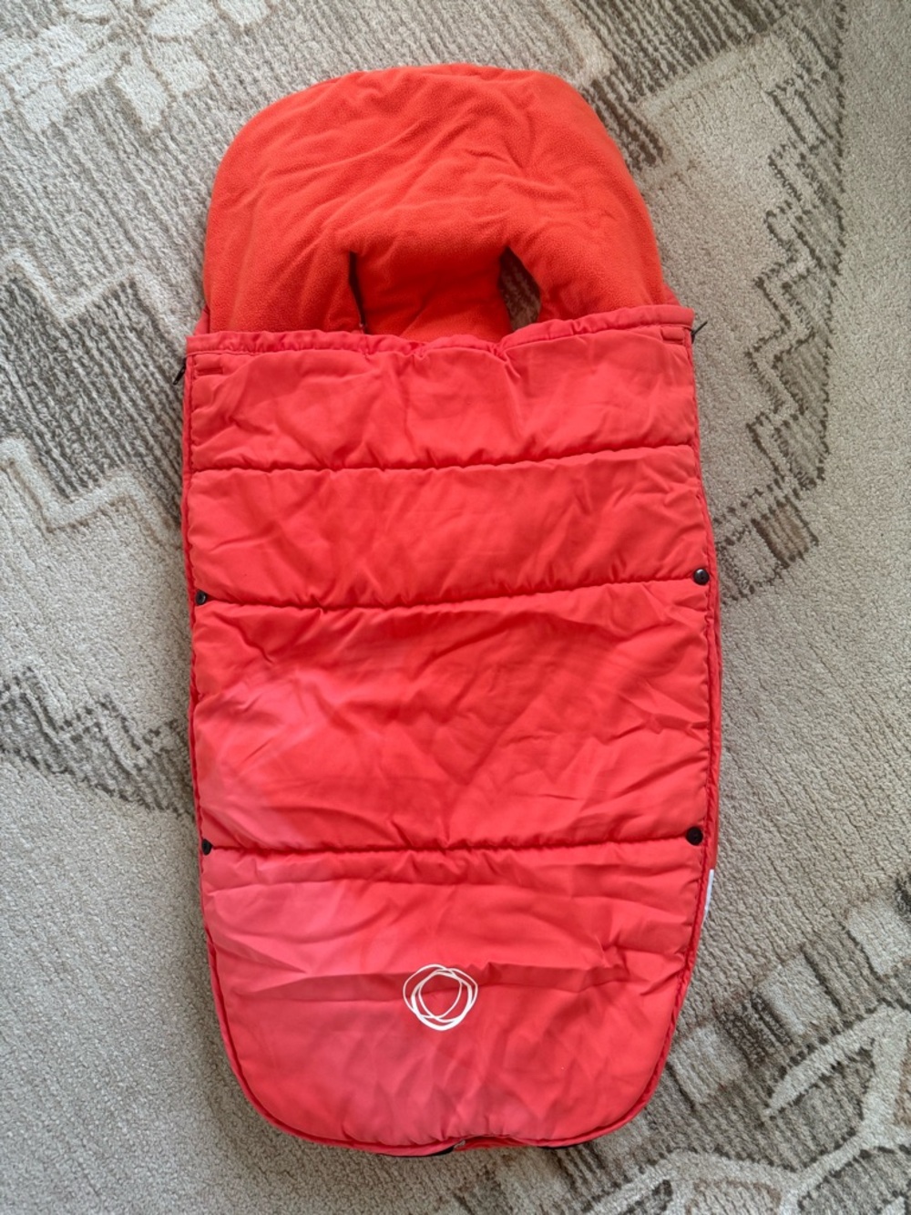 Bugaboo Orange Footmuff Stroller Bunting Fleece Lined